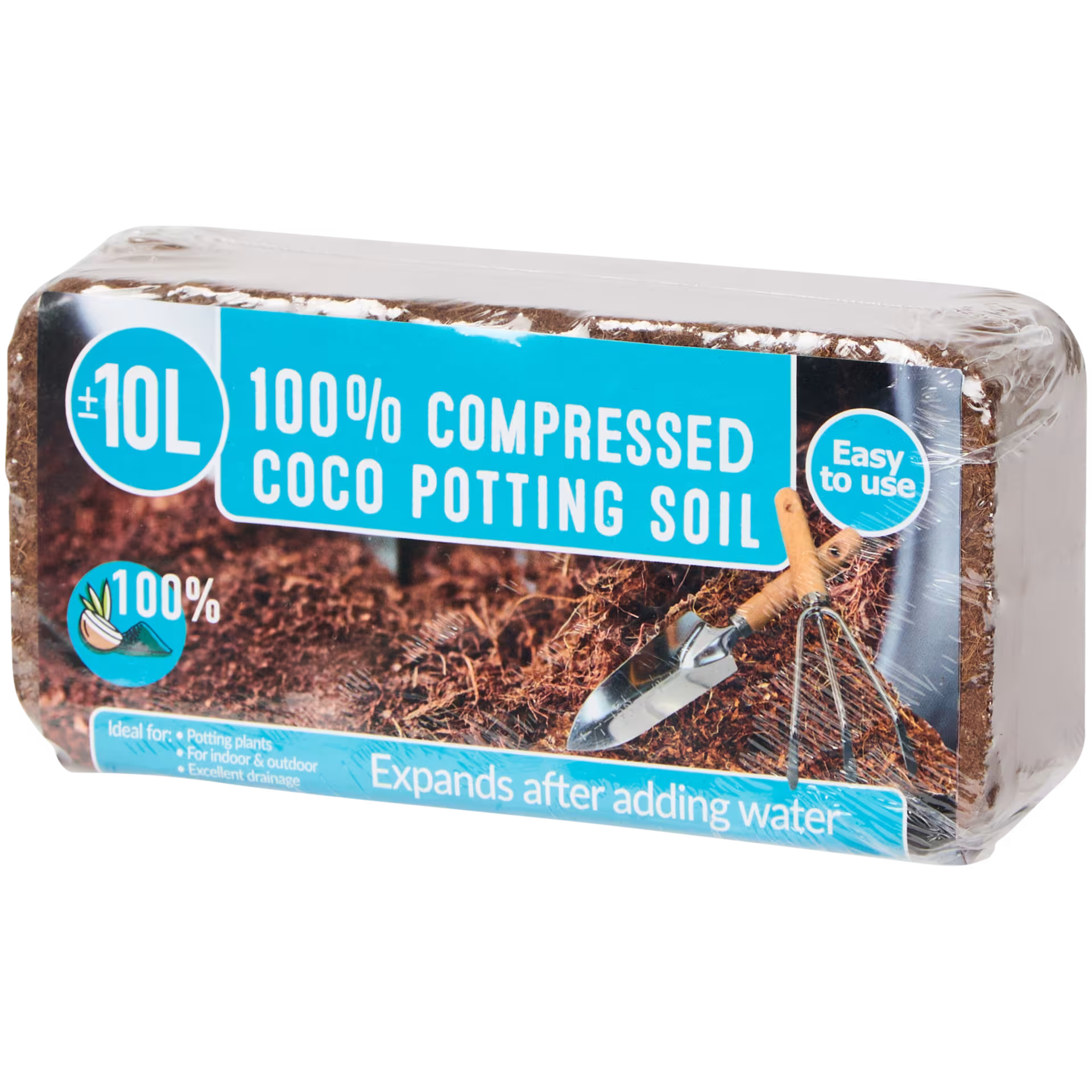 Terreau 100% Fibre de Coco Compressé (10L) _ Importé de France