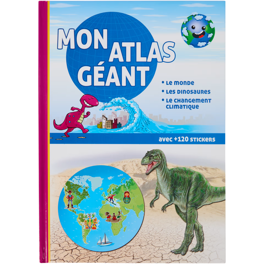 Livre Mon atlas géant Divers modèles 75 pages