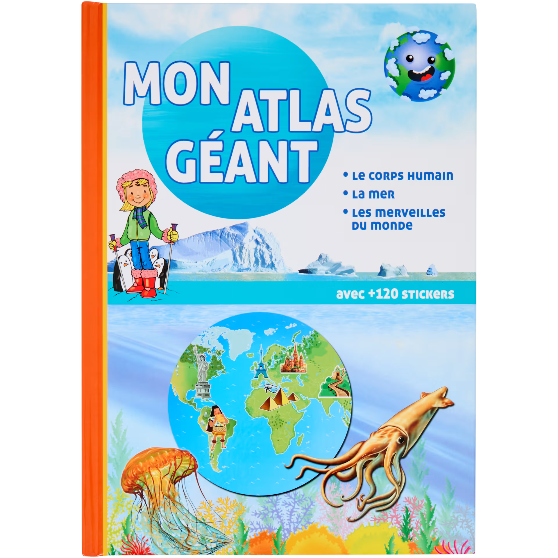Livre Mon atlas géant Divers modèles 75 pages