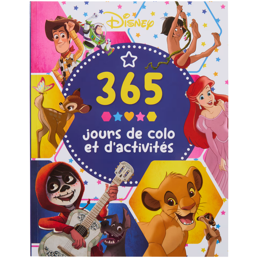 Livre d’activités 365 jours Disney Divers modèles 240 pages
