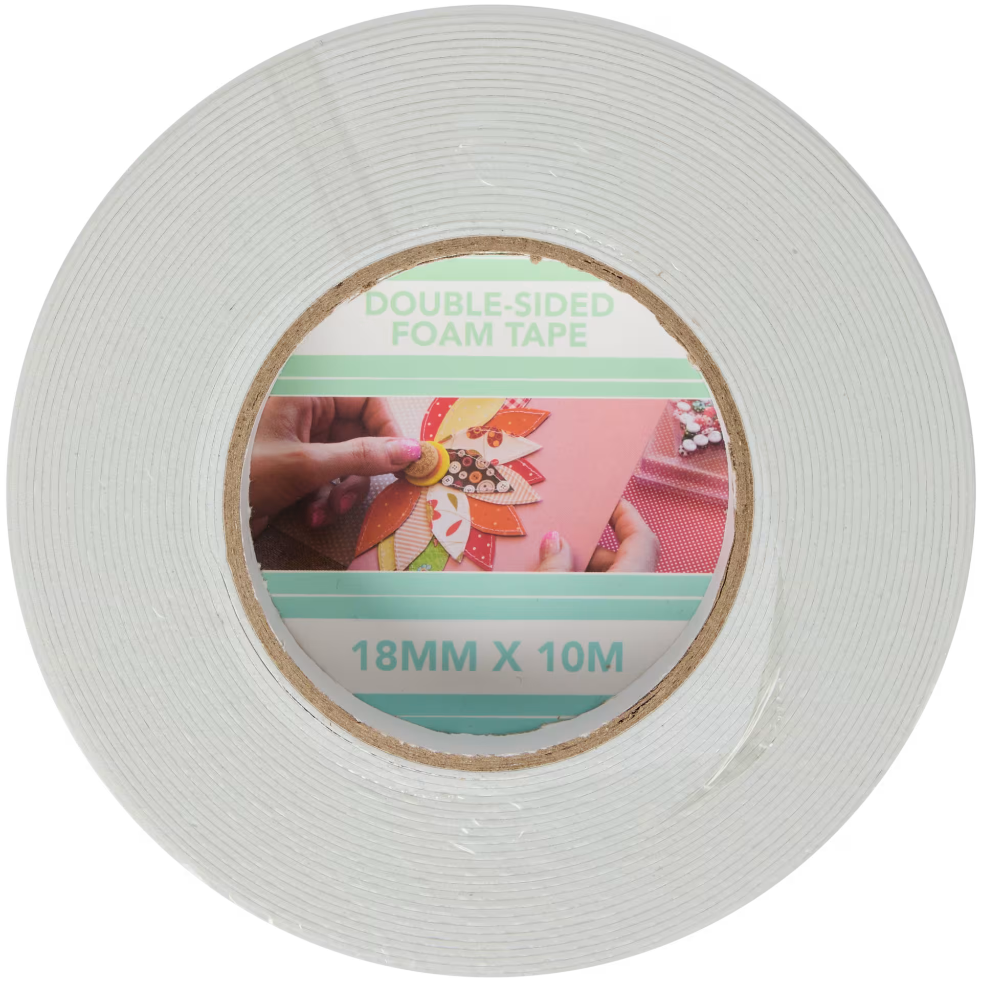 Ruban adhésif double face mousse 18 mm x 10 m