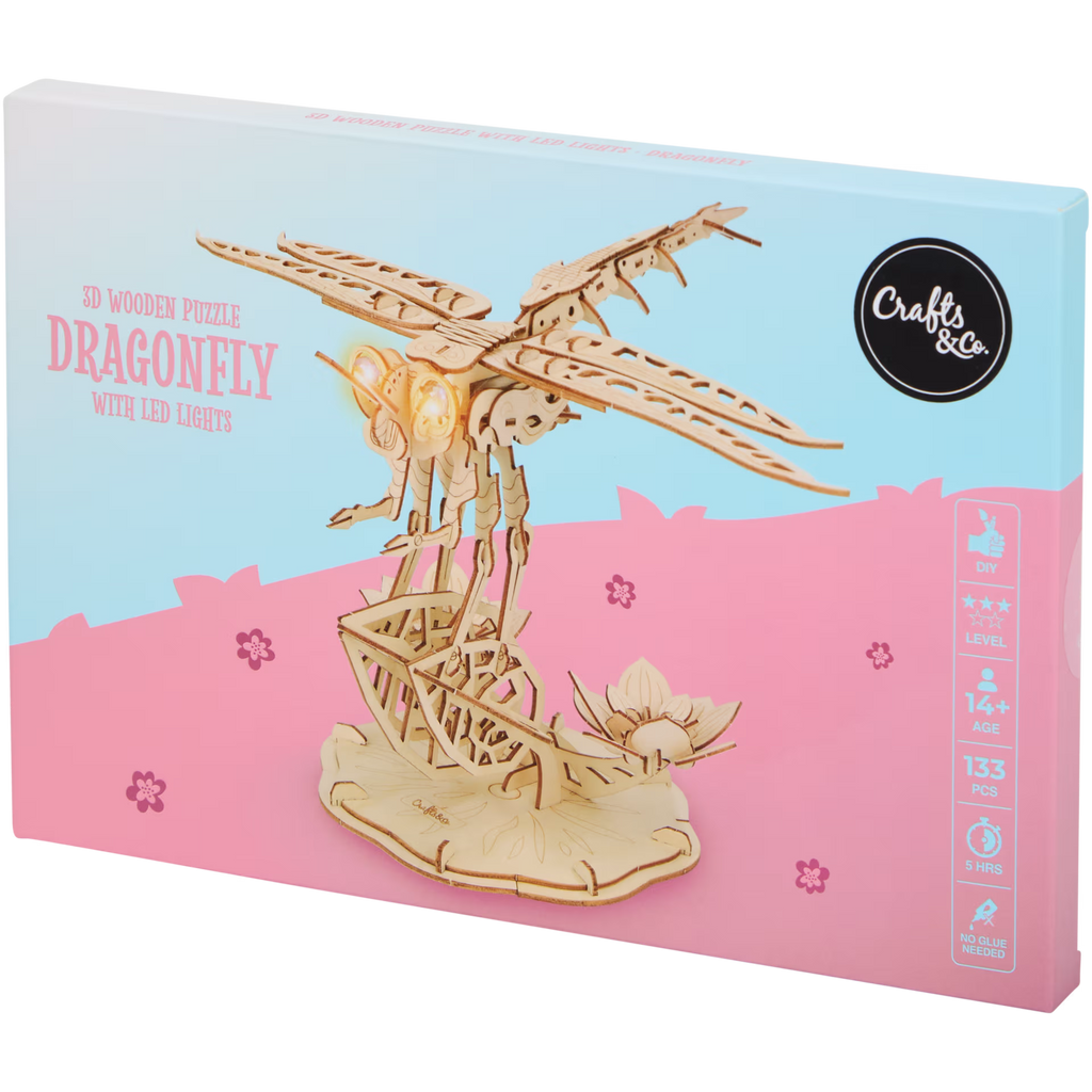 Puzzle en bois 3D LED Crafts & Co Divers modèles