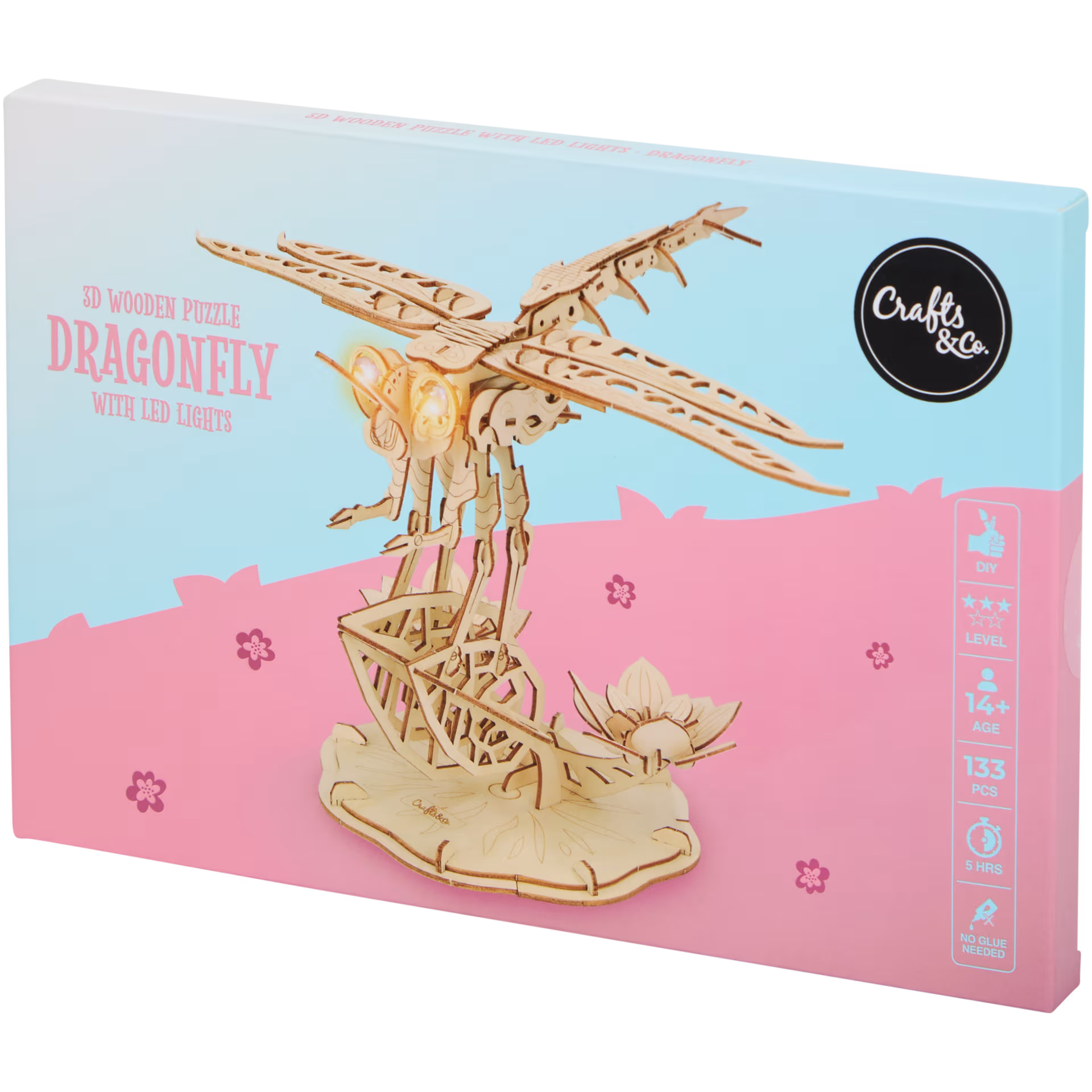 Puzzle en bois 3D LED Crafts & Co Divers modèles