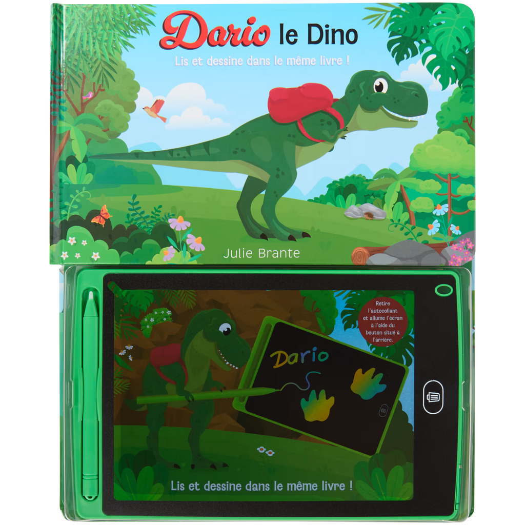 Livre pour enfants interactif avec tablette à dessin Divers modèles 8 pages