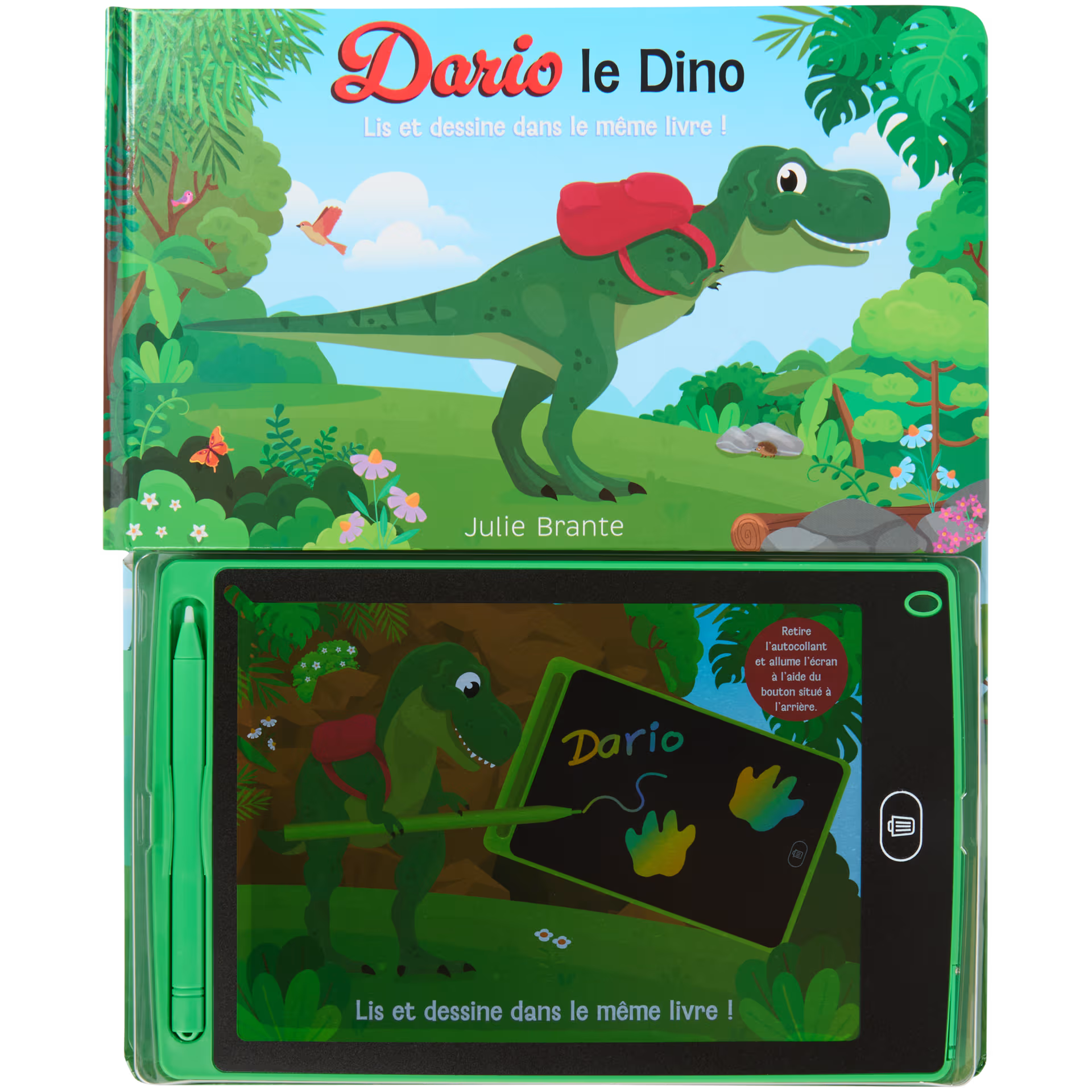 Livre pour enfants interactif avec tablette à dessin Divers modèles 8 pages