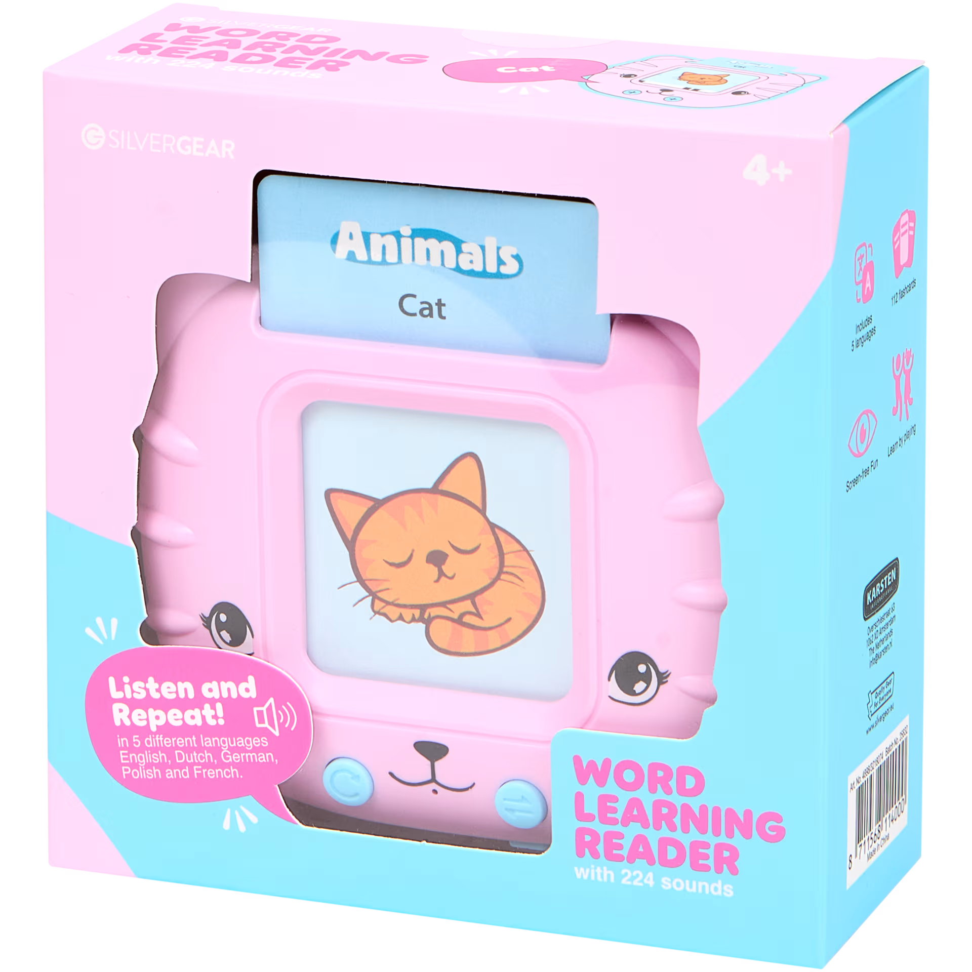 Lecteur de mots Silvergear 5 langues différentes