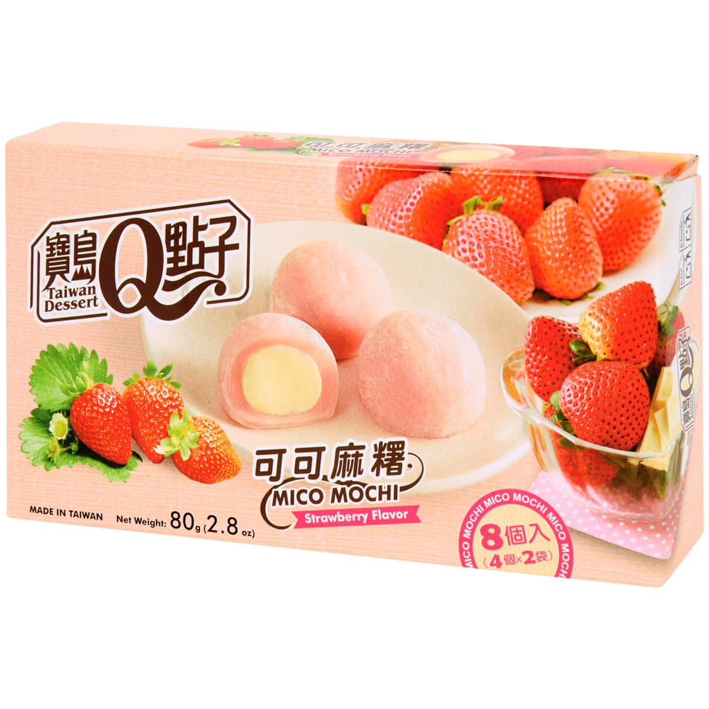 Mico mochi Fraise 8 pièces | 80 g