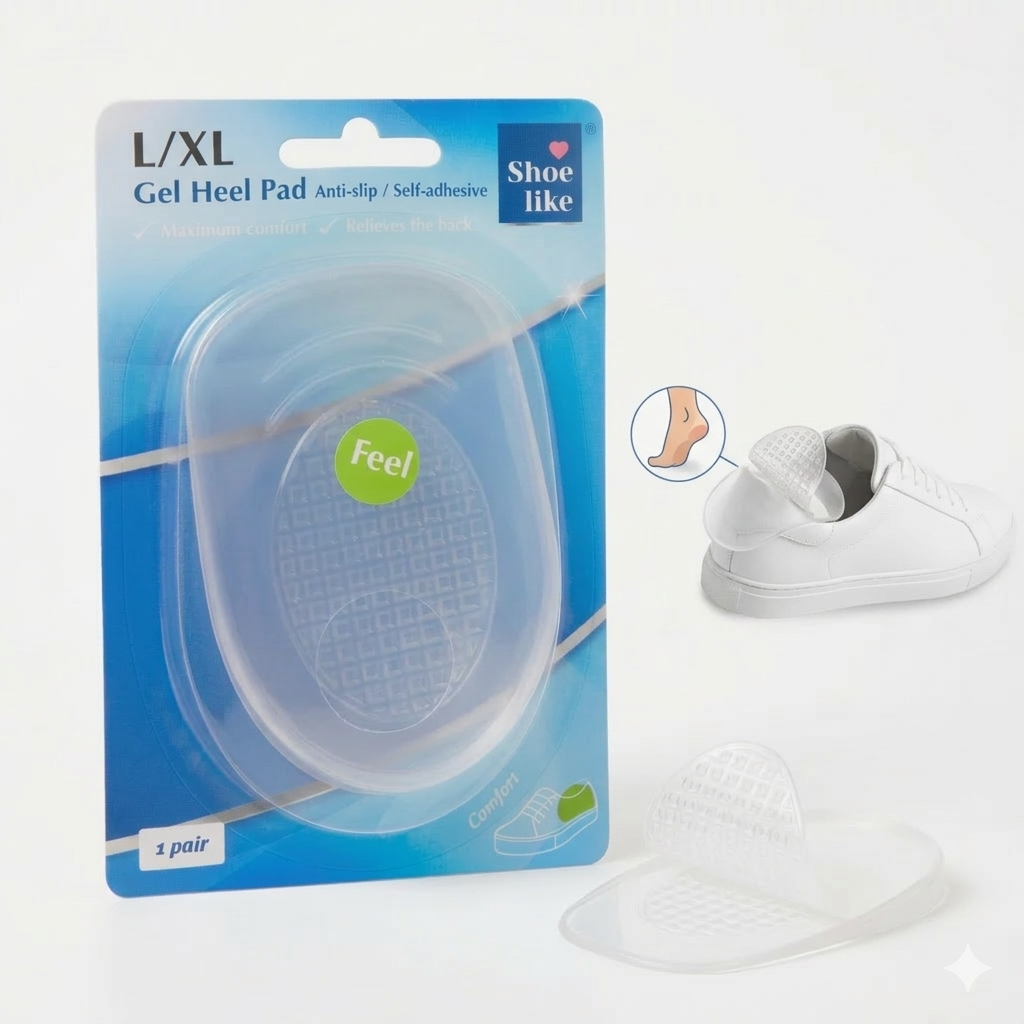 2 PAIR de Coussinets en Gel Ultra-Confort - Anti-dérapantes et Soulagement