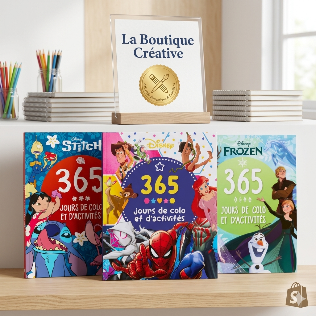 Livre d’activités 365 jours Disney Divers modèles 240 pages