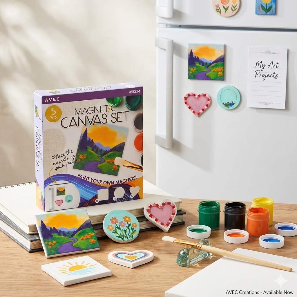 Mini-toiles magnétiques Avec 5 pièces