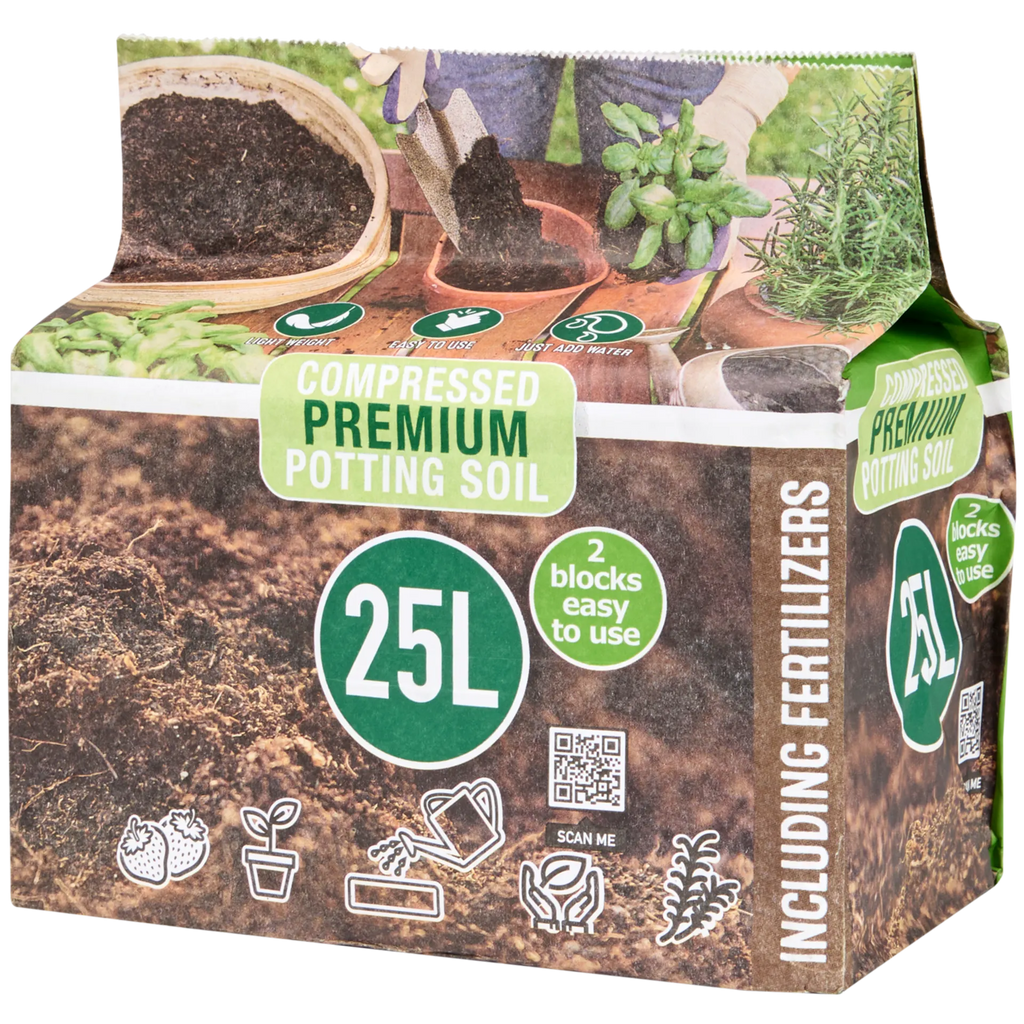 Terreau Fibre de Coco Premium avec fertilisons (25L) _ Importé de France